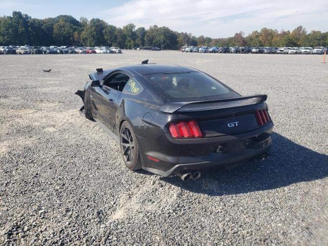 1FA6P8CF8H5277732 - 2017 FORD MUSTANG BLACK photo 3