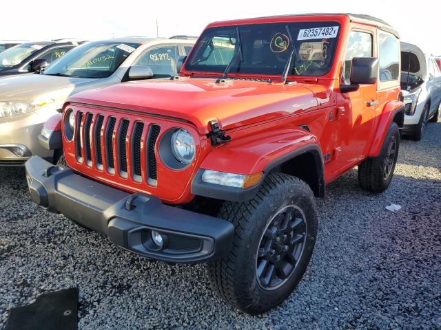 1C4GJXANXMW666493 - 2021 JEEP WRANGLER S წითელი ფოტო 2