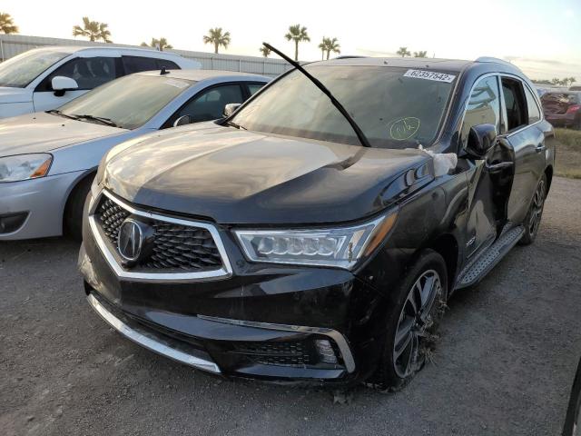 5FRYD4H97HB020209 - 2017 ACURA MDX ADVANC BLACK photo 2