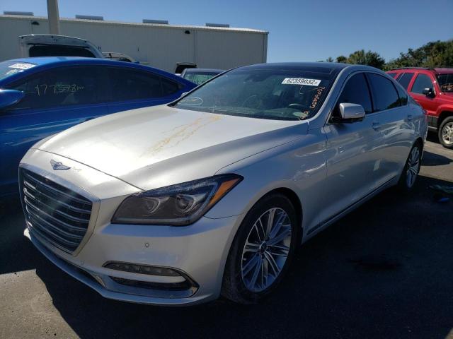 KMTFN4JE5KU327181 - 2019 GENESIS G80 BASE SILVER photo 2