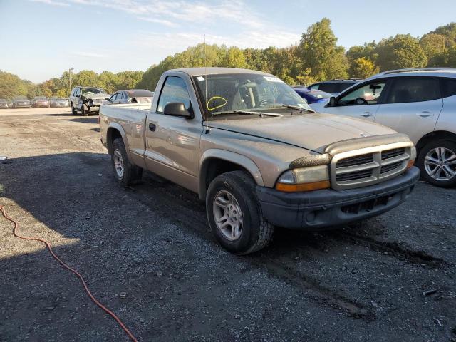 1D7FL16X73S188543 - 2003 DODGE DAKOTA SXT TAN photo 1