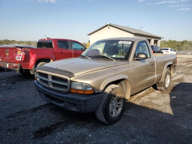 1D7FL16X73S188543 - 2003 DODGE DAKOTA SXT TAN photo 2