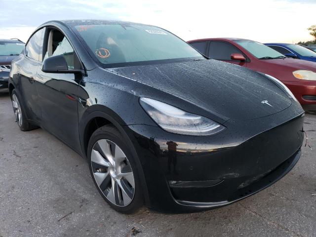 5YJYGDEE1MF286362 - 2021 TESLA MODEL Y Noir photo 1