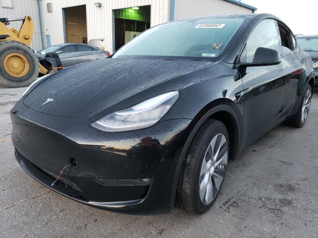 5YJYGDEE1MF286362 - 2021 TESLA MODEL Y Noir photo 2