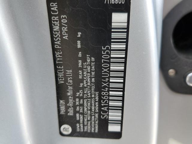 SCA1S684X4UX07055 - 2004 ROLLS-ROYCE PHANTOM فضي صورة 10