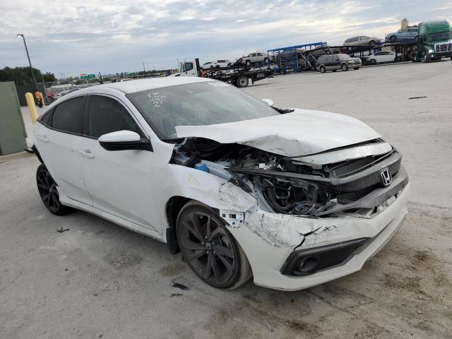 2HGFC2F81LH572156 - 2020 HONDA CIVIC SPOR WHITE photo 1