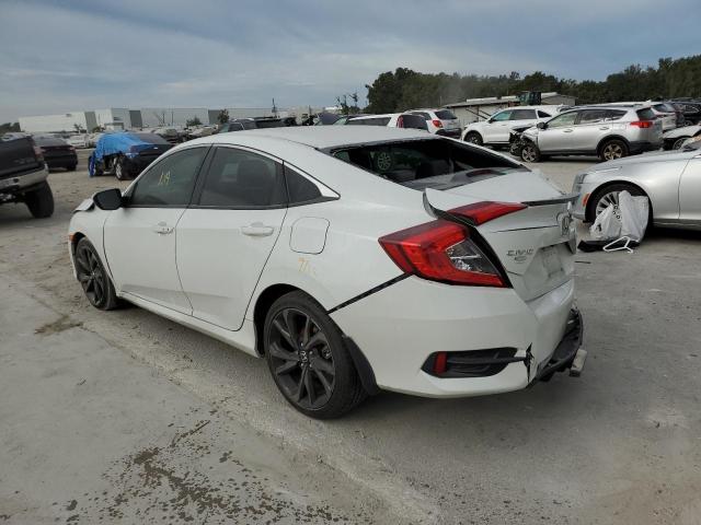 2HGFC2F81LH572156 - 2020 HONDA CIVIC SPOR WHITE photo 3