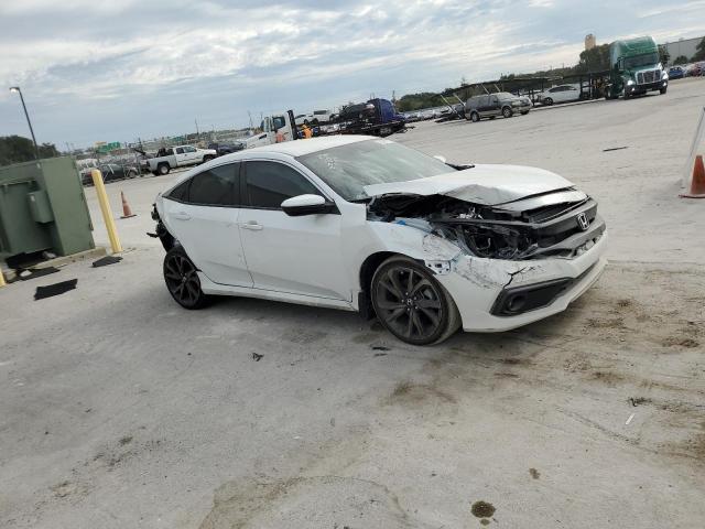 2HGFC2F81LH572156 - 2020 HONDA CIVIC SPOR WHITE photo 9