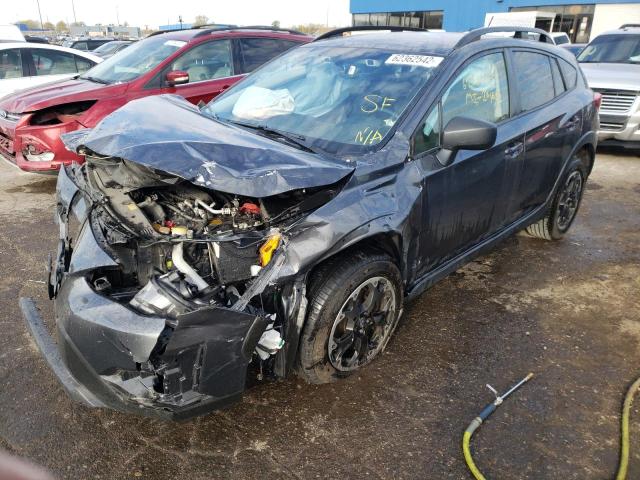 JF2GTABC3M8290388 - 2021 SUBARU CROSSTREK GRAY photo 2