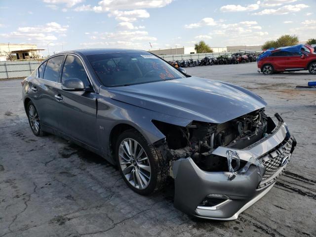 JN1EV7AP5JM364813 - 2018 INFINITI Q50 LUXE GRAY photo 1