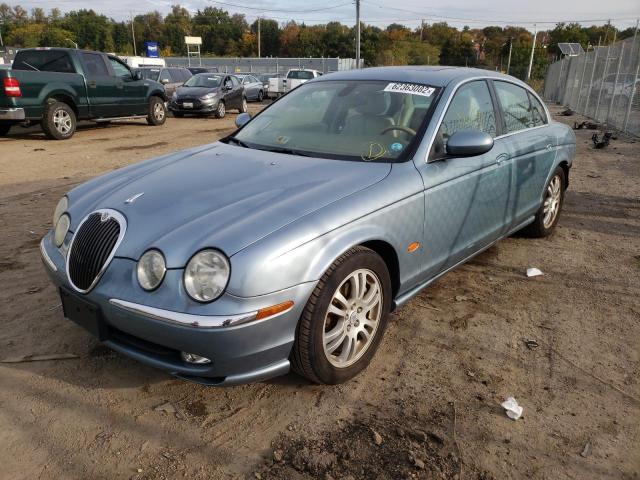 SAJEA01U23HM81011 - 2003 JAGUAR S-TYPE TURQUOISE photo 2