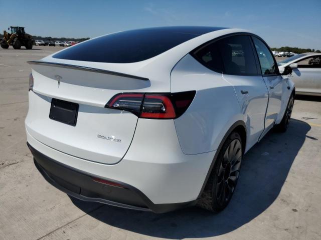 5YJYGDEF2MF124460 - 2021 TESLA MODEL Y أبيض صورة 4