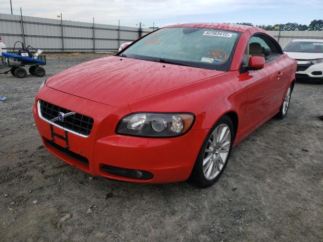 YV1MC682X7J023592 - 2007 VOLVO C70 T5 RED photo 2