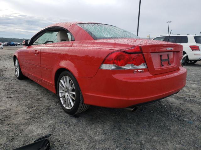 YV1MC682X7J023592 - 2007 VOLVO C70 T5 RED photo 3