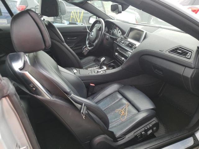 WBAYP1C54DDX00742 - 2013 BMW 650 XI SILVER photo 5