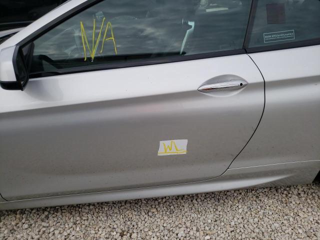 WBAYP1C54DDX00742 - 2013 BMW 650 XI SILVER photo 9