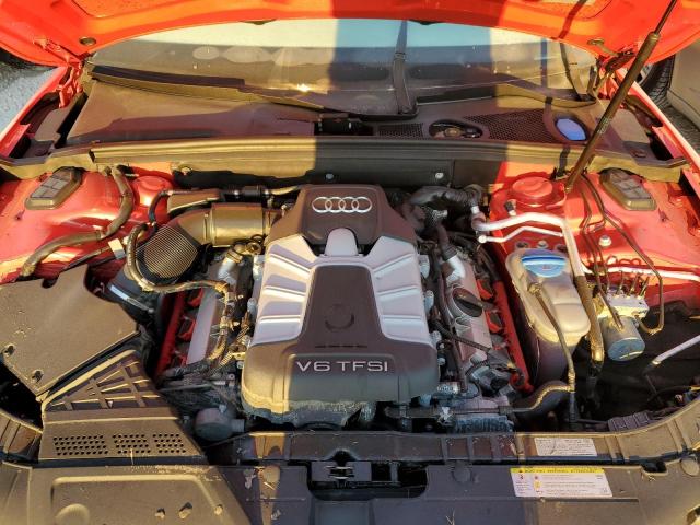 WAUVGAFH1EN000892 - 2014 AUDI S5 PRESTIG RED photo 7