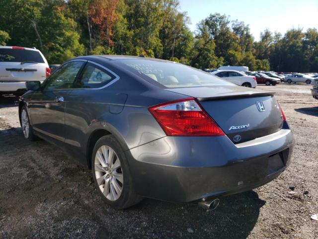 1HGCS2B8XAA001370 - 2010 HONDA ACCORD EXL GRAY photo 3