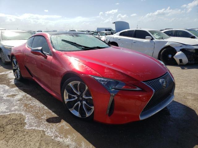 JTHHP5AY9KA006410 - 2019 LEXUS LC 500 RED photo 1