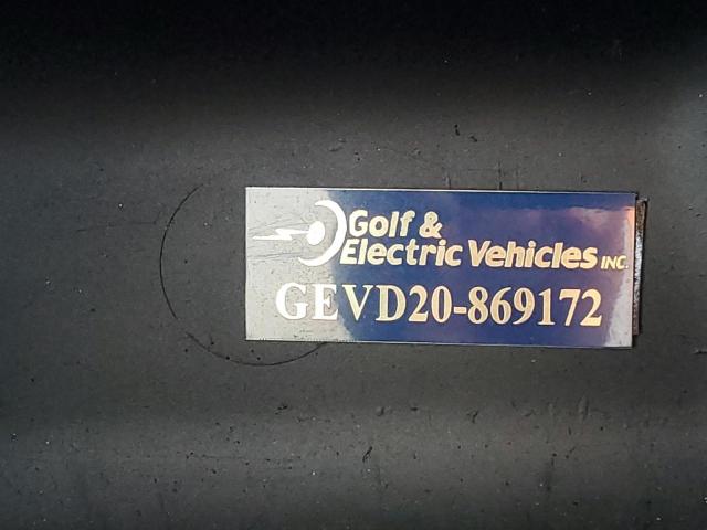 GEVD20869172 - 2020 GOLF GOLF CART WHITE photo 10