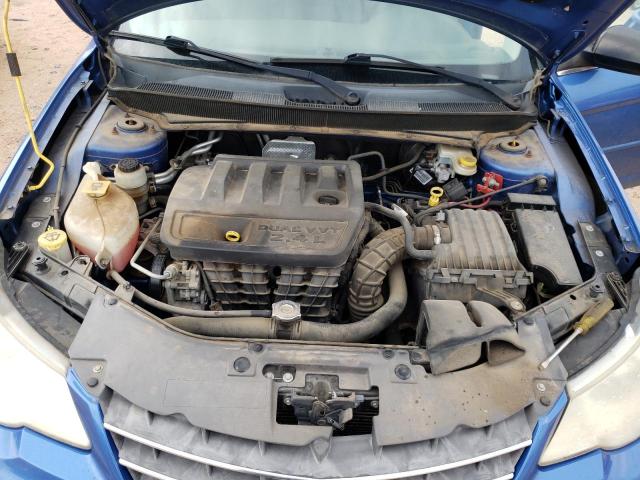 1C3LC46K37N645022 - 2007 CHRYSLER SEBRING BLUE photo 7