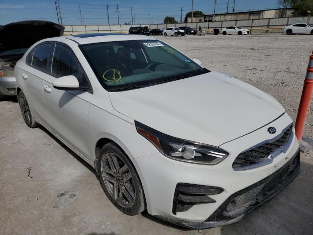 3KPF34AD4KE026539 - 2019 KIA FORTE GT L WHITE photo 1