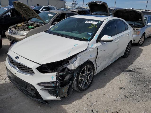 3KPF34AD4KE026539 - 2019 KIA FORTE GT L WHITE photo 2