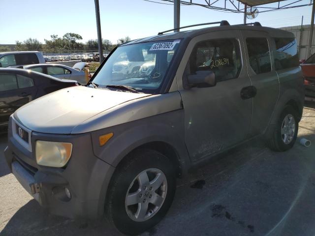 5J6YH28674L015240 - 2004 HONDA ELEMENT EX GRAY photo 2