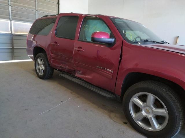 1GNSKJE75DR280571 - 2013 CHEVROLET SUBURBAN K RED photo 9