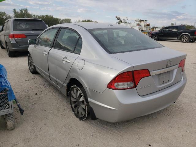 19XFA1F99AE020436 - 2010 HONDA CIVIC EXL SILVER photo 3