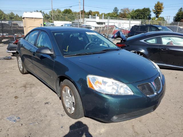 1G2ZF58B574150931 - 2007 PONTIAC G6 VALUE L GREEN photo 1