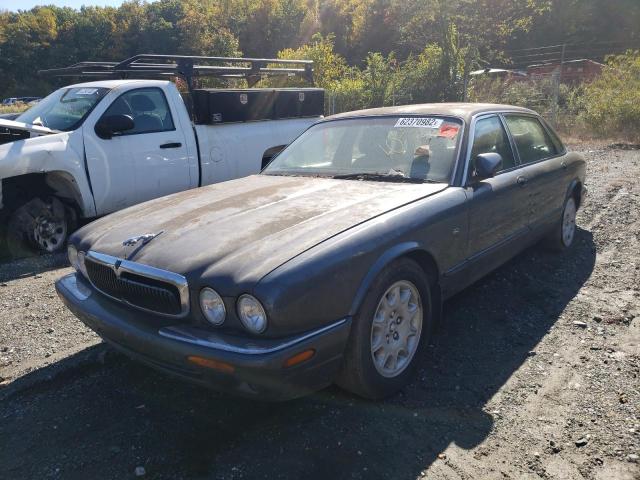 SAJHD6045XC866185 - 1999 JAGUAR XJ8 L GRAY photo 2