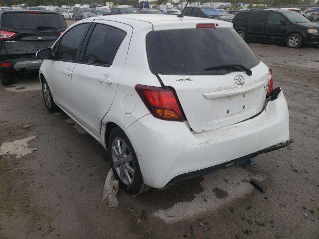 VNKKTUD31HA072429 - 2017 TOYOTA YARIS L WHITE photo 3