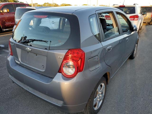 KL1TD6DE4AB099817 - 2010 CHEVROLET AVEO LS 灰色 照片 4