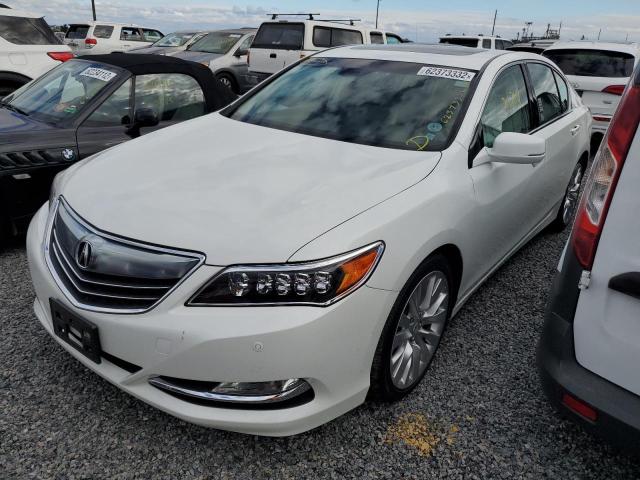 JH4KC1F99EC007707 - 2014 ACURA RLX ADVANC WHITE photo 2