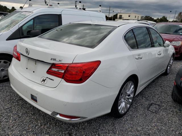 JH4KC1F99EC007707 - 2014 ACURA RLX ADVANC WHITE photo 4