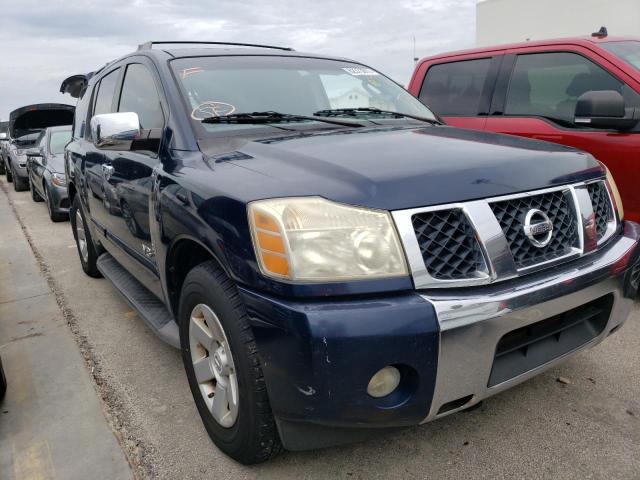 5N1AA08A56N723980 - 2006 NISSAN ARMADA SE BLUE photo 1