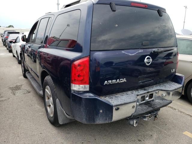 5N1AA08A56N723980 - 2006 NISSAN ARMADA SE BLUE photo 3