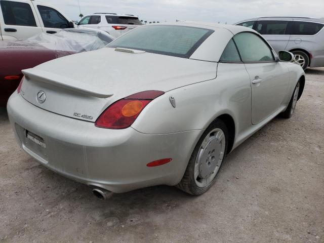 JTHFN48Y020019095 - 2002 LEXUS SC 430 SILVER photo 4