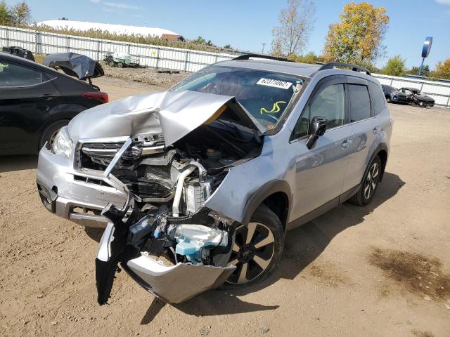 JF2SJAJC6JH556113 - 2018 SUBARU FORESTER 2 SILVER photo 2