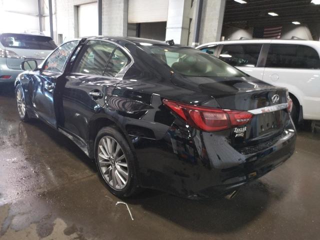 JN1EV7AR4KM591574 - 2019 INFINITI Q50 LUXE BLACK photo 3