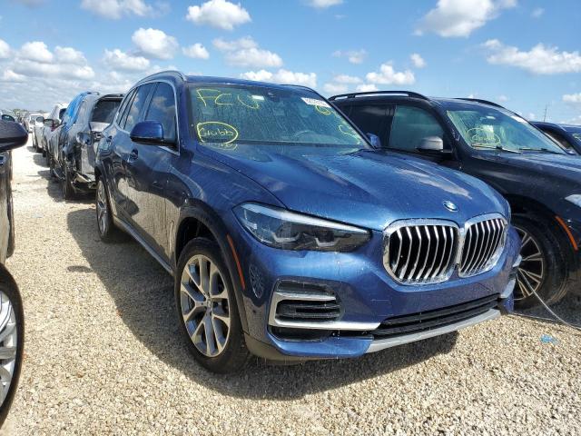 5UXCR6C06N9K05180 - 2022 BMW X5 XDRIVE4 BLUE photo 1