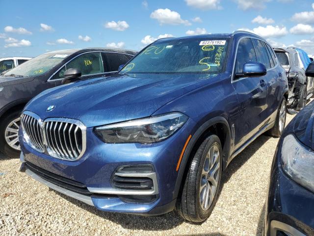 5UXCR6C06N9K05180 - 2022 BMW X5 XDRIVE4 BLUE photo 2