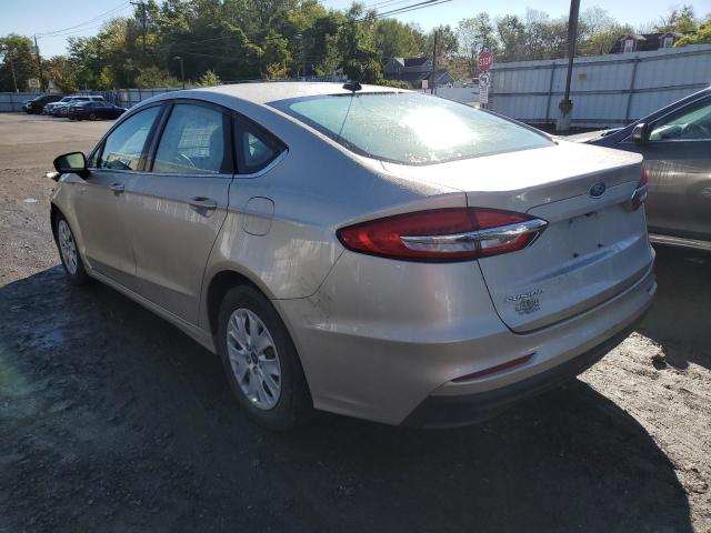 3FA6P0G7XKR128859 - 2019 FORD FUSION S SILVER photo 3