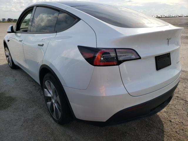 5YJYGDEE7LF049857 - 2020 TESLA MODEL Y أبيض صورة 3