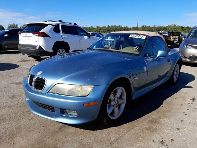 4USCN33472LM05220 - 2002 BMW Z3 2.5 BLUE photo 2