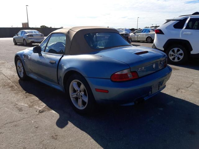 4USCN33472LM05220 - 2002 BMW Z3 2.5 BLUE photo 3