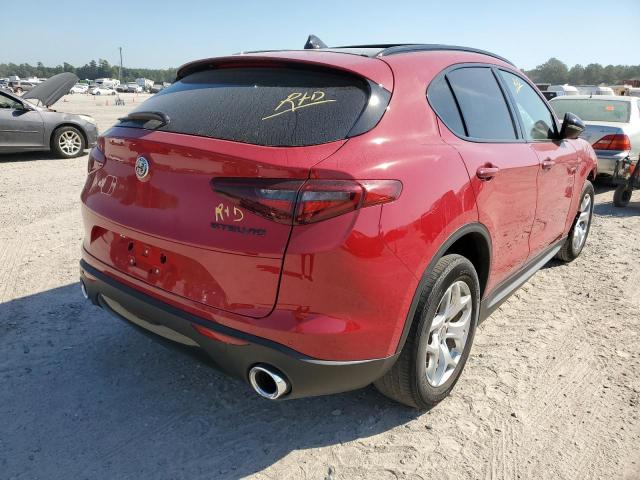 ZASPAJAN0M7D11315 - 2021 ALFA ROMEO STELVIO SP أحمر صورة 4