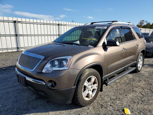 1GKLRKED5AJ237268 - 2010 GMC ACADIA SL BROWN photo 2