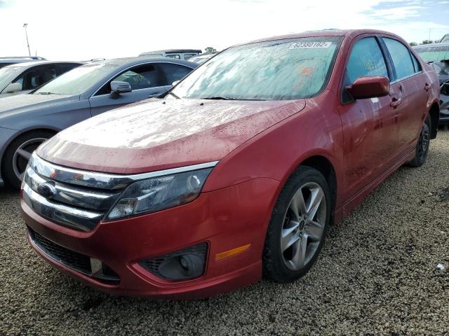 3FAHP0KC6AR205058 - 2010 FORD FUSION SPO BURGUNDY photo 2